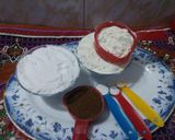 A picture of step 1 of Black Forest Cake.