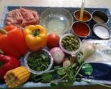 A picture of step 1 of Stuffed Bellpeppers.