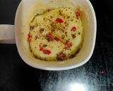 A picture of step 6 of Eggless mug cake.