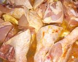 Foto do passo 1 de Frango assado com arroz vermelho e legumes