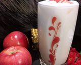 A picture of step 2 of Apple Milk shake.