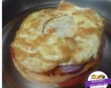 A picture of step 2 of Dosa Egg sandwich.