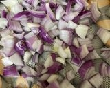 A picture of step 1 of ONION 🧅 & MANGO 🥭 RAITA.
