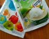 Foto langkah ke 2 dari resep Strowberry Jam Coconut Milky Pudding.