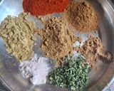 A picture of step 4 of Chole Kulche.