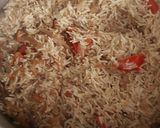 A picture of step 7 of Pulao In Leftover Chicken Yakhni.
