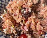 A picture of step 3 of Roasted beetroot, feta and orzo salad.