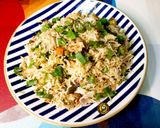 A picture of step 5 of Chicken And Egg Fried Rice.