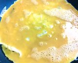 Tojás omlett, sült virslivel recept fázis 2 fotója
