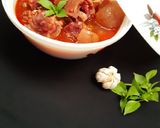 A picture of step 4 of Cow head pepper soup.