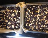 A picture of step 7 of Winter brownies - vegan.