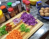 A picture of step 1 of Sweet potato filling.