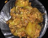 A picture of step 6 of Spicy Maharashtraian capsicum.