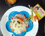 A picture of step 3 of BUTTER Garlic VEGETABLE FRIED Rice.