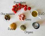 Foto del passaggio 1 della ricetta Insalata di patate, pomodorini e tonno