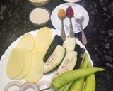 A picture of step 1 of Pakoda Platter.
