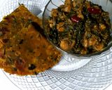 A picture of step 19 of Chole Palak.