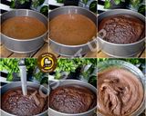 A picture of step 2 of No Machine Easy Chocolate Cake With Chocolate Frosting.