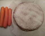 Hình bước làm 1 của món Carrot cake