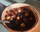 Foto del paso 4 de la receta: Porridge proteico extra chocolateado 🥣🍫