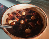 Foto del paso 4 de la receta: Porridge proteico extra chocolateado 🥣🍫