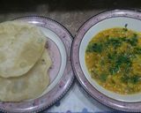 A picture of step 5 of Aloo ki tarkari puri Kay sath.