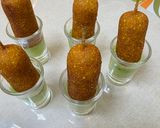 A picture of step 5 of Mini Sabudana Cigars.