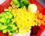 A picture of step 6 of Quick homemade fresh Vegetables Salad.
