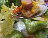 Foto del paso 9 de la receta: 82. Ensalada templada de frankfurt y pan tostado