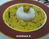 Kache kele ki kadhi recipe step 7 photo