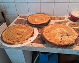 Foto del paso 1 de la receta: Torta Combinada Rellena con Chocolate, Crema Pastelera y Frutal