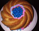 A picture of step 7 of Vanilla Cake. (1kg Gender Reveal Cake).