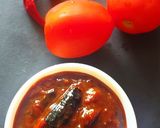 A picture of step 4 of Tomato Pickle.