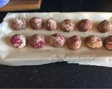 A picture of step 2 of Cheesecake Keto Balls.