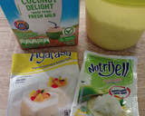 Foto langkah ke 1 dari resep Cloud Jelly Puding.