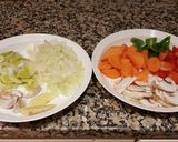 A picture of step 1 of Kebuli Chicken Rice.