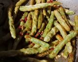 Foto langkah ke 8 dari resep Buncis Cabe Garam Khas Chinese Resto.