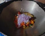 A picture of step 3 of Echor er Torkari or Echor er Dalna (Kathal ki Sabzi).