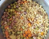 A picture of step 3 of 6 grain khichdi (6 dhan khichdi).