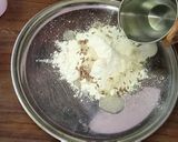 A picture of step 1 of Shakkar pare Chaat.