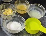 A picture of step 1 of Green Tea Mousse.