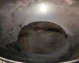 A picture of step 1 of Chaulai saag (Amaranth leaves fry).