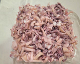 Foto del paso 2 de la receta: Calamares rellenos de jamón y huevo duro