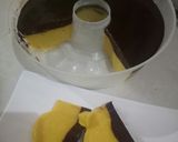 Foto langkah ke 3 dari resep Puding Labu Kuning Vla Coklat.