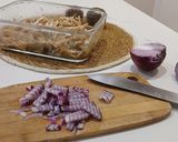 Foto del paso 4 de la receta: Tacos rústicos de berenjena asada y pollo desmenuzado con frescor cítrico