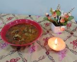 A picture of step 4 of Mutton korma.