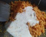 A picture of step 3 of Nariyal Burfi.