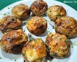 Foto del paso 7 de la receta: Champiñones rellenos de sobrasada en airfryer