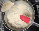 A picture of step 3 of Rose Kaju Katli.