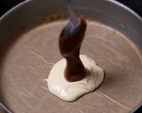 A picture of step 7 of Zebra Cake.